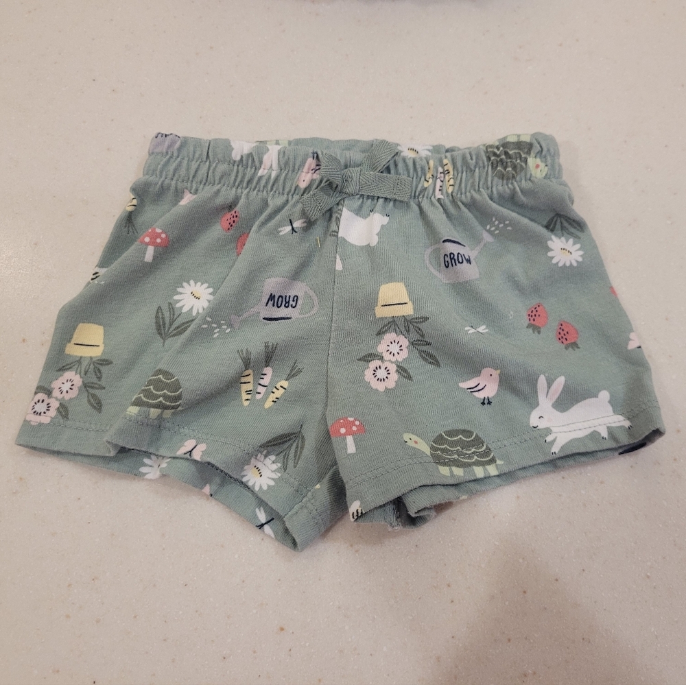 Green Spring Baby Shorts